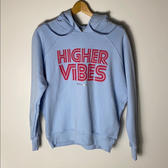 Spiritual Gangster Higher Vibes Raglan Hoodie - Picture 2 of 6